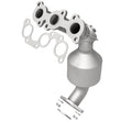 Load image into Gallery viewer, MagnaFlow Conv. DF 04-06 Lexus ES330 / 04-06 Toyota Camry/04-08 Solara 3.3L P/S Manifold - Side View