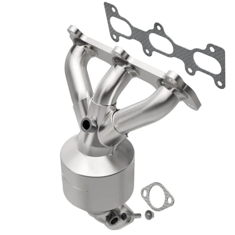 MagnaFlow Conv. DF 05-06 Hyundai Santa Fe/05-09 Tucson / 05-08 Kia Sportage D/S Manifold - Side View