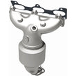 Load image into Gallery viewer, MagnaFlow Conv. DF 05-06 Hyundai Santa Fe/05-09 Tucson / 05-08 Kia Sportage D/S Manifold - Back View