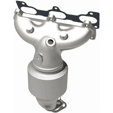 Load image into Gallery viewer, MagnaFlow Conv. DF 05-06 Hyundai Santa Fe/05-09 Tucson / 05-08 Kia Sportage D/S Manifold - Back View