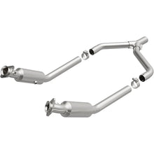 Load image into Gallery viewer, MagnaFlow Conv DF 05-10 Ford Mustang 4.0L Y-Pipe Assembly - Side View