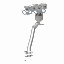 Load image into Gallery viewer, MagnaFlow Conv DF 05-11 Volvo XC90 4.4L Front - Installation View