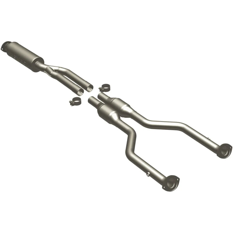 MagnaFlow Conv DF 06-08 Lexus IS250 2.5L D/S-P/S Rear 2WD/06-08 IS350 3.5L D/S-P/S Rear 2WD - Side View