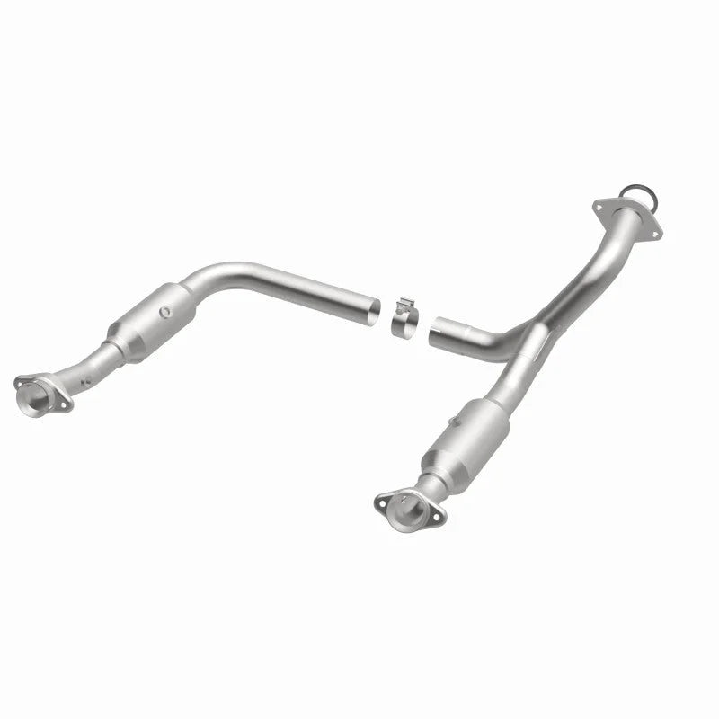 MagnaFlow Conv DF 06-09 Ford Explorer / 06-10 Mercury Mountaineer 4.6L Y-Pipe Assembly (49 State) - Back View