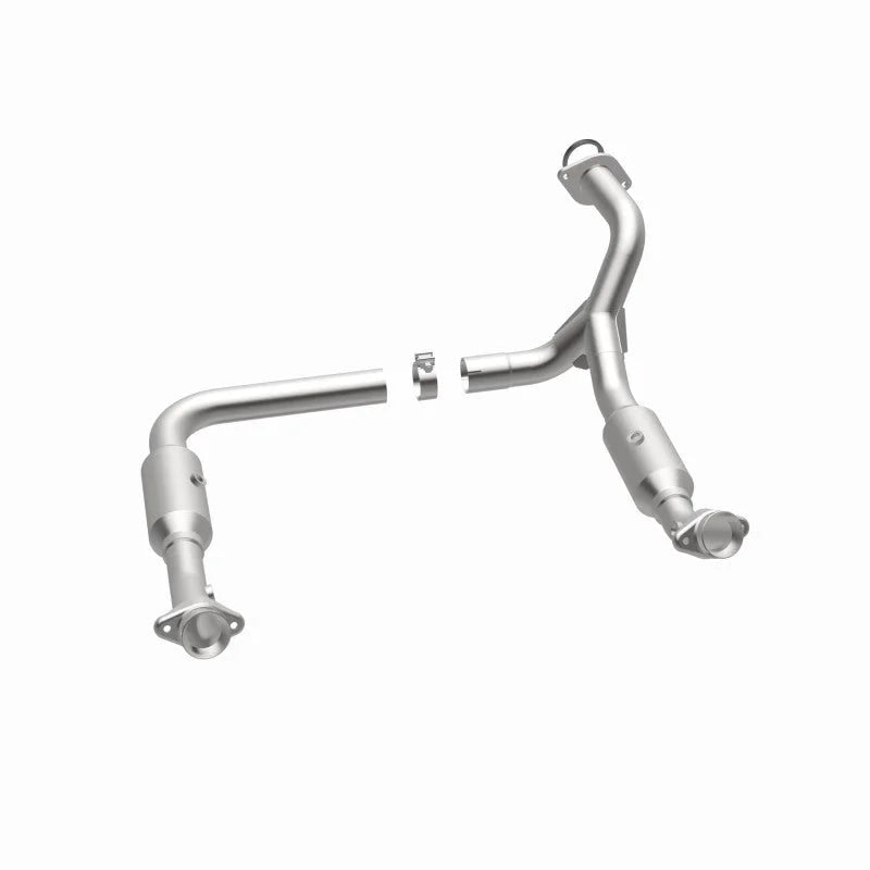 MagnaFlow Conv DF 06-09 Ford Explorer 4.6L Y-Pipe Assy/07-09 Explorer Sport Trac 4.6L - Side View