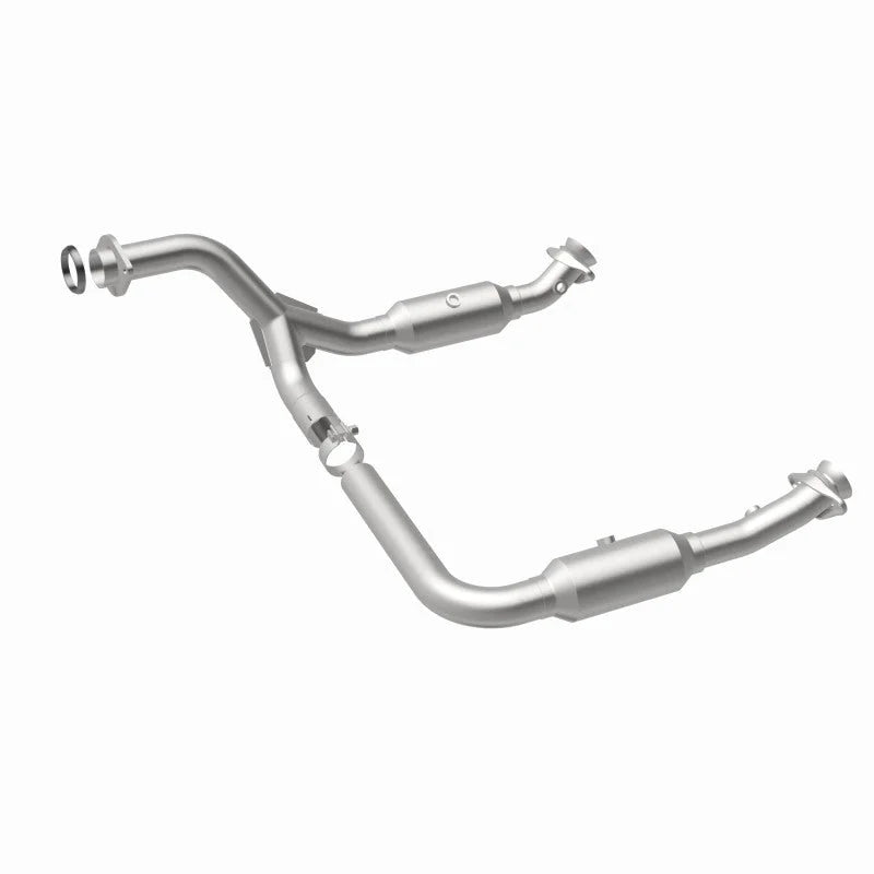 MagnaFlow Conv DF 06-09 Ford Explorer 4.6L Y-Pipe Assy/07-09 Explorer Sport Trac 4.6L - Back View