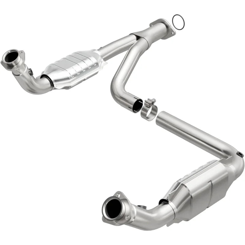 MagnaFlow Conv DF 07-09 Chevrolet/GMC Silverado/Sierra 2500 HD 6.0L Y-Pipe Assembly excludes Classic - Main Product View