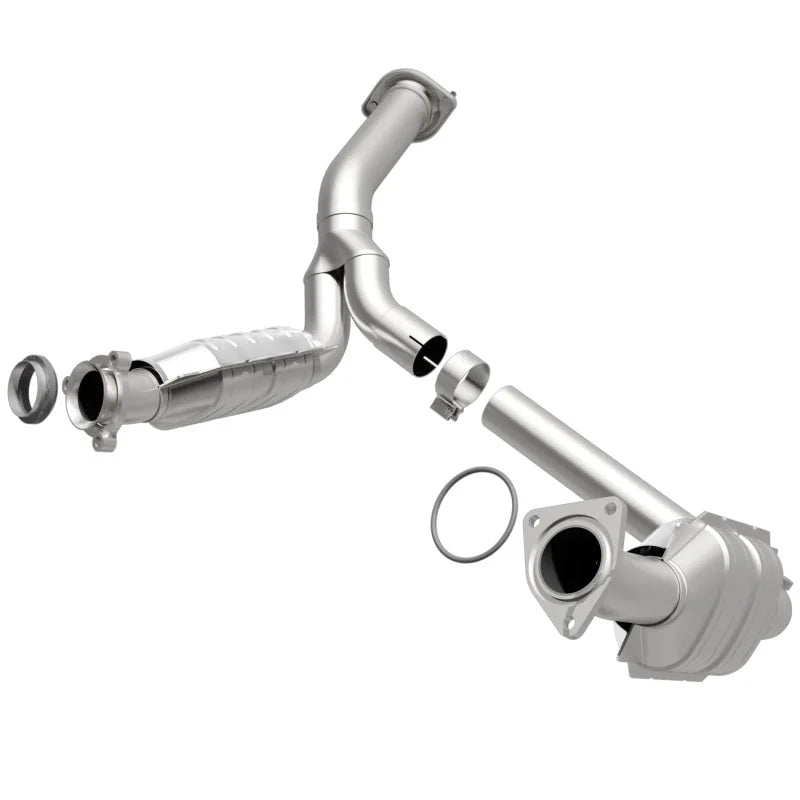 MagnaFlow Conv DF 07-09 Chevy/GMC Silverado/Suburban/Sierra/Tahoe/Yukon - Side View