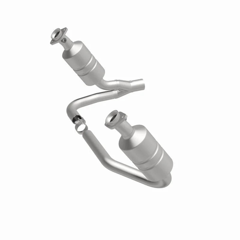 MagnaFlow Conv DF 07-09 Dodge Dakota 3.7L/4.7L /07-09 Mitsubishi Raider 3.7L Y-Pipe Assembly - Back View