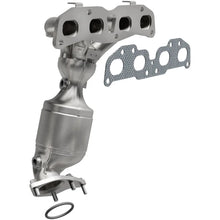Load image into Gallery viewer, MagnaFlow Conv DF 07-10 Nissan Altima 2.5L Manifold (49 State) - Side View