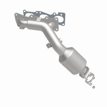 Load image into Gallery viewer, MagnaFlow Conv DF 10-12 Hyundai Genesis 3.8L - Installation View