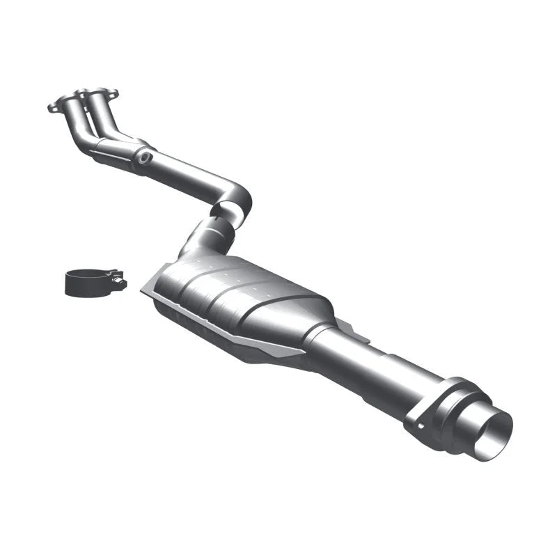 MagnaFlow Conv DF 1.8L fits 1991-1992 BMW 318I / 1991 BMW 318IS - Side View
