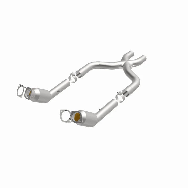 MagnaFlow Conv DF 2011 Ford Mustang 5.0L - Back View