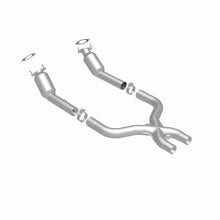 Load image into Gallery viewer, MagnaFlow Conv DF 2011 Mustang 5.0L w/met O/R - Installation View