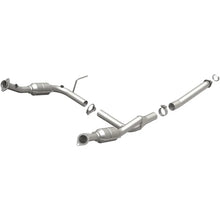 Load image into Gallery viewer, MagnaFlow Conv. DF 3/04-05 Ford Explorer 4.0L / 3/04-05 Mercury Mountaineer Y-Pipe Assembly - Main Product View
