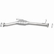 Load image into Gallery viewer, MagnaFlow Conv DF 93-95 Mazda RX7 1.3L - Installation View