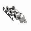 Load image into Gallery viewer, MagnaFlow Conv DF 95-00 Sebring 2.5L Rear Manifold - Back View
