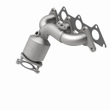 Load image into Gallery viewer, MagnaFlow Conv DF 95-00 Sebring 2.5L Rear Manifold - Installation View