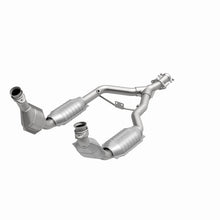 Load image into Gallery viewer, MagnaFlow Conv DF 96-98 Ford Mustang 3.8L - Installation View
