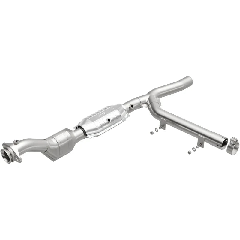 MagnaFlow Conv DF 97-98 Ford Trucks 4.6L - Side View