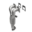 Load image into Gallery viewer, MagnaFlow Conv DF 97-99 Sentra 1.6L manif 49S - Installation View