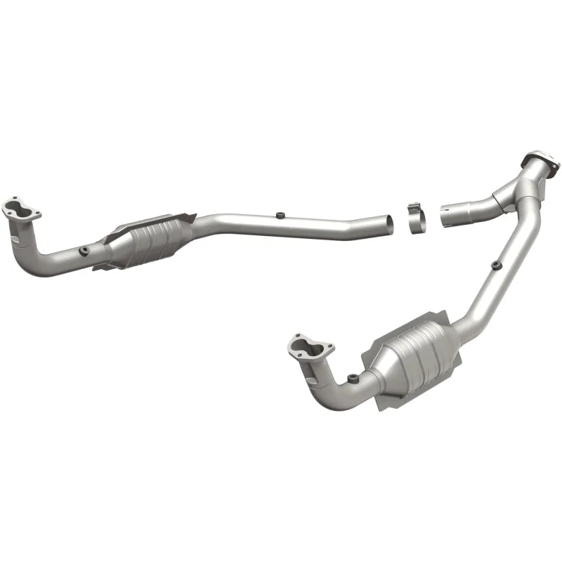 MagnaFlow Conv DF 97 Land Rover Defender 90 4.0L Y-Pipe Assy / 96-99 Discovery 4.0L Y-Pipe Assy - Main Product View