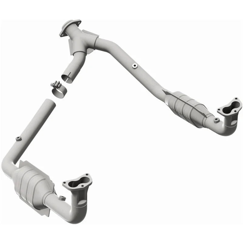 MagnaFlow Conv DF 97 Land Rover Defender 90 4.0L Y-Pipe Assy / 96-99 Discovery 4.0L Y-Pipe Assy - Additional View 7