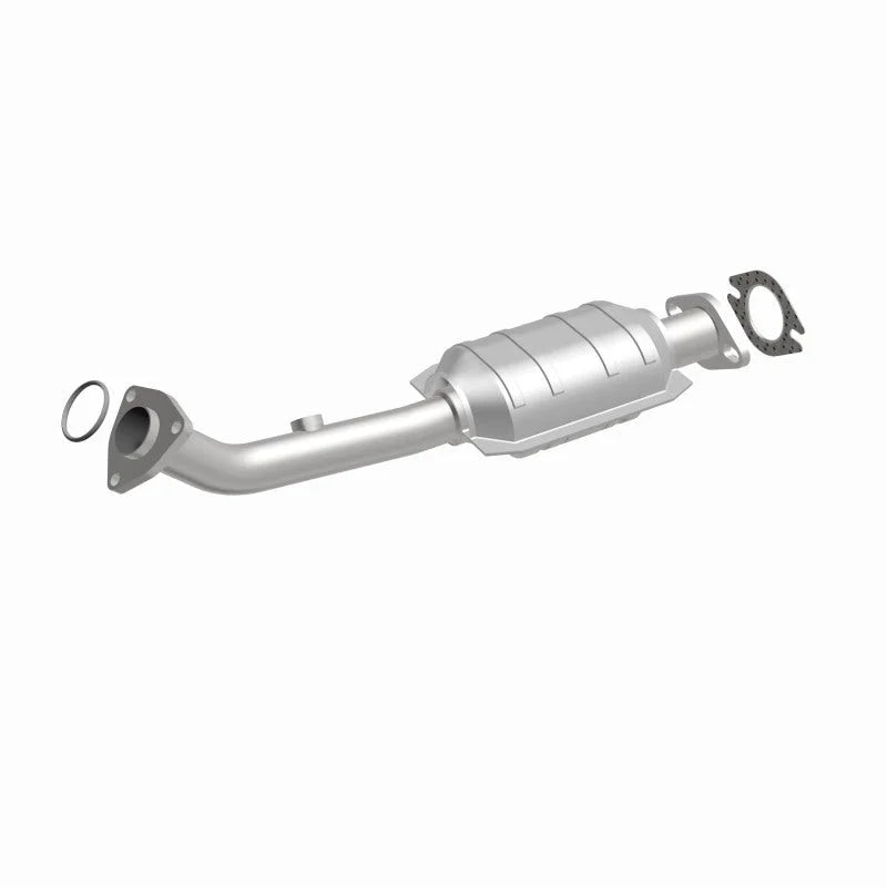 MagnaFlow Conv DF Driver Side Rear fits 2001-2004 INFINITI QX4 / Nissan Pathfinder - Installation View