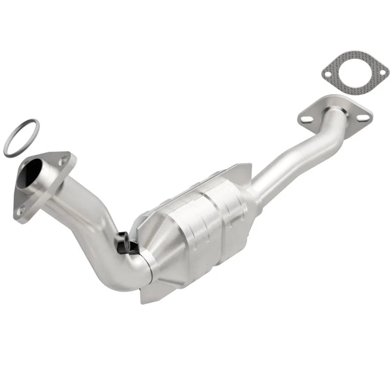 MagnaFlow Conv DF (Exc Supercharged) P/S Rear (49 State) fits 1999-2004 Nissan Frontier / Xterra 3.3L - Side View