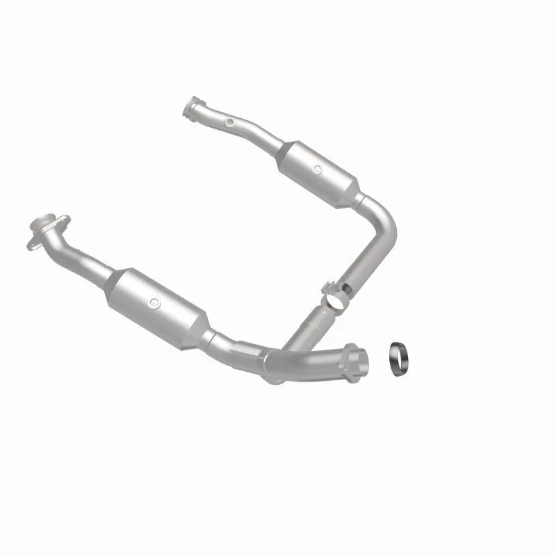 MagnaFlow Conv DF Ford/Mercury 06-10 Explorer/Mountaineer/ 07-10 Explorer SportTrac 4.0L Y-Pipe Assy - Back View