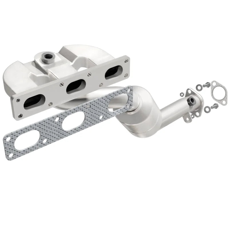 MagnaFlow Conv DF Front fits 2001-2006 BMW 325Ci / 325i / 325xi / 330Ci / 330i / Z3 / Z4 - Side View