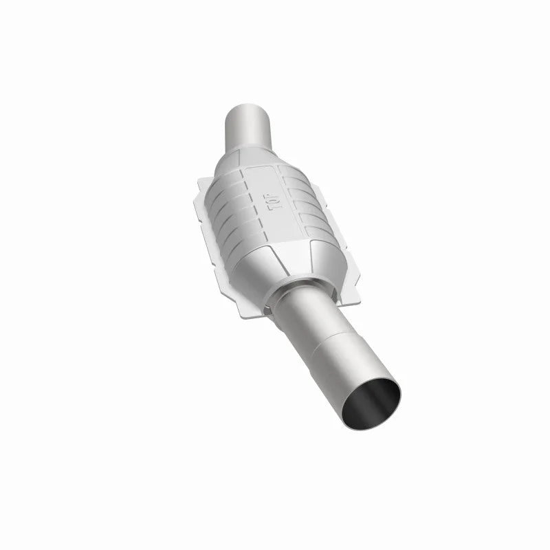 MagnaFlow Conv DF GM 25inch x 7inch x 4inch 2.5/2.5inch - Side View