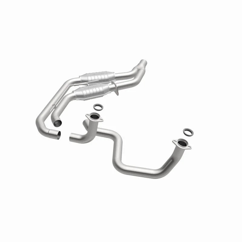 MagnaFlow Conv DF GM 89 92 (2.5in Tubing) - Back View