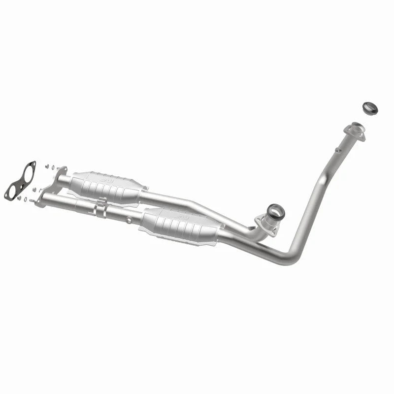MagnaFlow Conv DF GM Truck/Suv Dual Outlet 96 - Back View