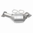 Load image into Gallery viewer, MagnaFlow Conv DF Impreza 2.2L Front Conv - Installation View