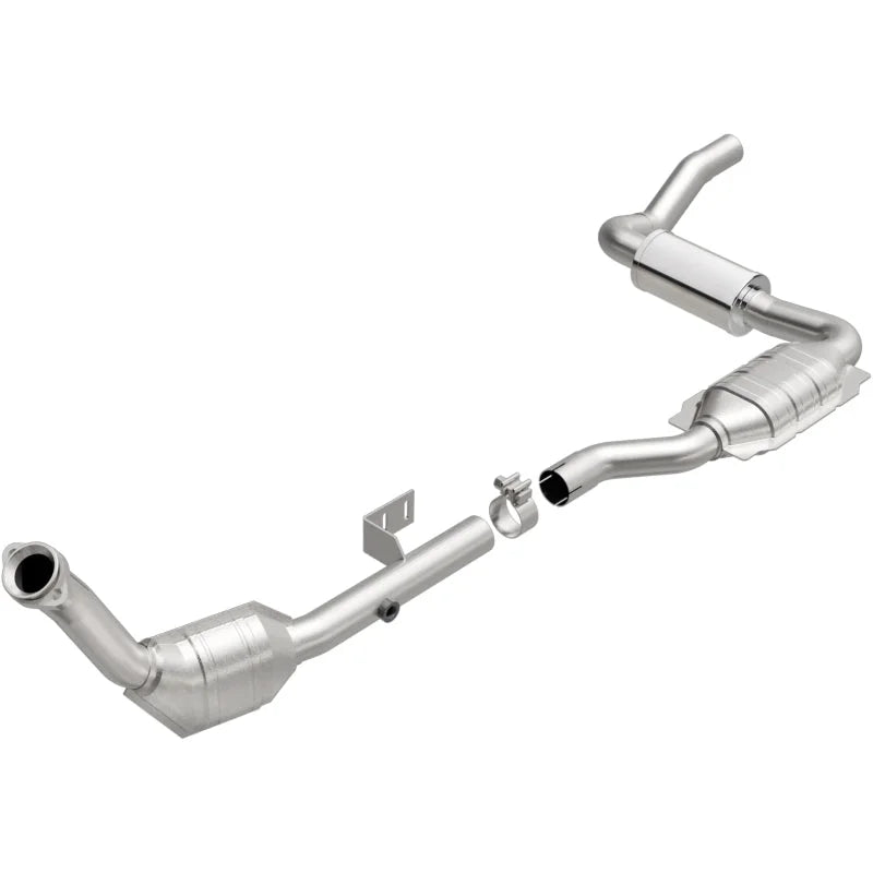 MagnaFlow Conv DF Mercedes ML320 99-02 Driver Side OEM - Side View