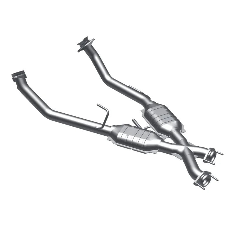 MagnaFlow Conv DF X-Pipe 50-Sta fits 1986-1993 Ford Mustang GT / 1993 Ford Mustang SVT Cobra / 1986 Mercury Capri 5.0 - Si...