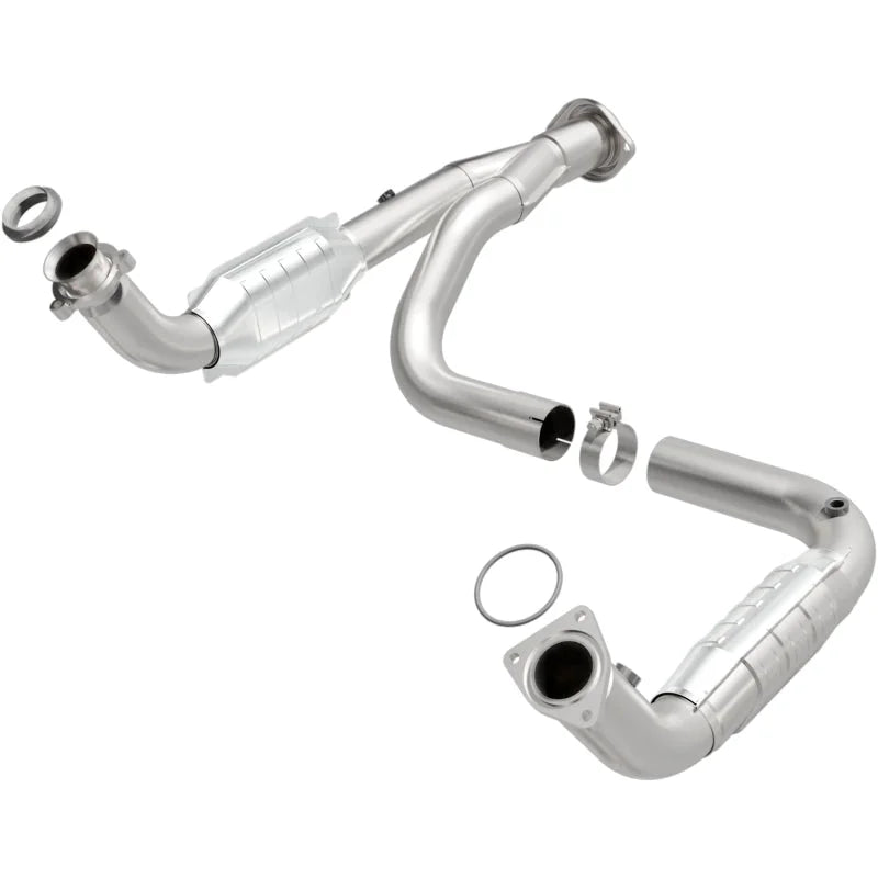 MagnaFlow Conv DF Y-Pipe Assy fits 2007-2009 Hummer H2 Truck - Side View