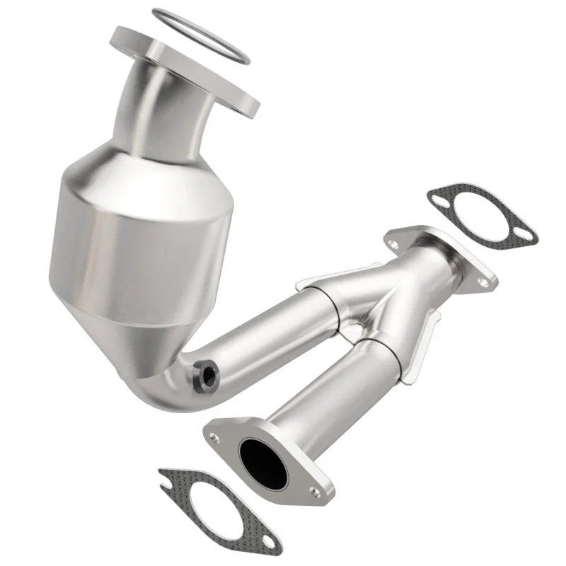 MagnaFlow Conv DF fits 2007-2012 Chevrolet Malibu / Pontiac G6 / Saturn Aura 3.6L - Side View