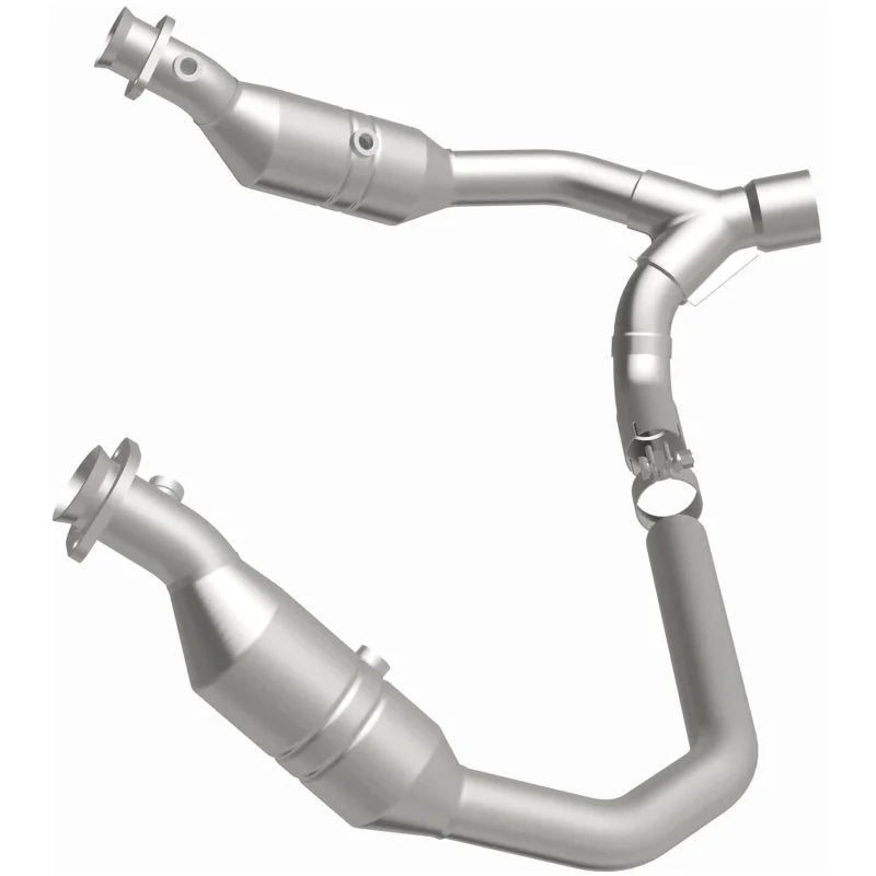 MagnaFlow Conv Direct Fit 06-07 Ram 1500 4.7L Underbody - Side View