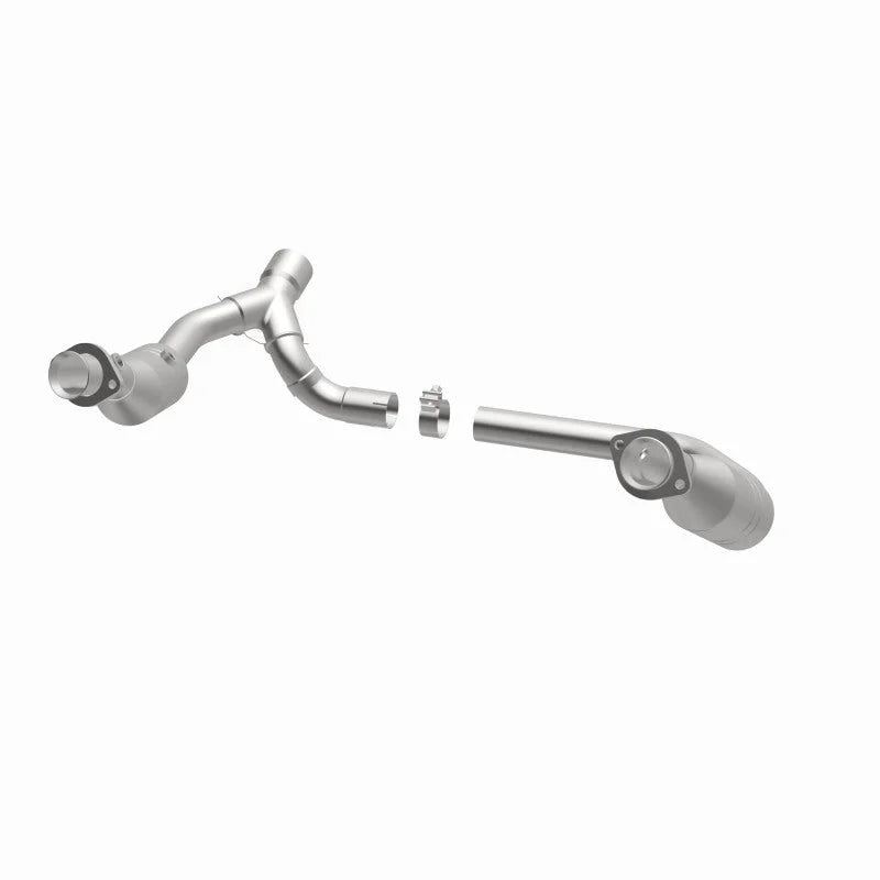MagnaFlow Conv Direct Fit 06-07 Ram 1500 4.7L Underbody - Back View