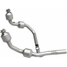 Load image into Gallery viewer, MagnaFlow Conv Direct Fit 07-09 Jeep Wrangler 3.8L - Installation View