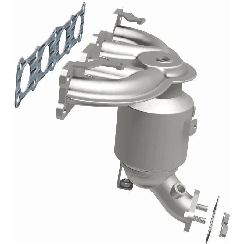 MagnaFlow Conv Direct Fit 13-16 Hyundai Santa Fe Sport 2.4L Manifold - Back View