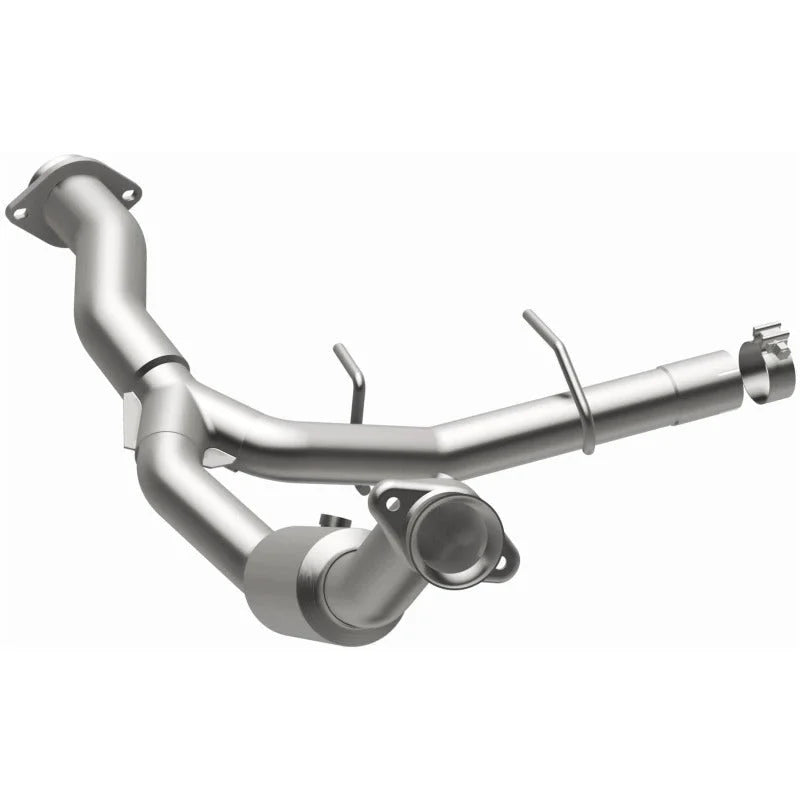 MagnaFlow Conv Direct Fit 15-17 Ford Expedition V6 3.5 OEM Underbody - Side View
