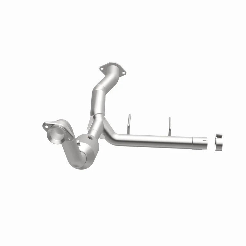 MagnaFlow Conv Direct Fit 15-17 Ford F150 V6 2.7L OEM Underbody - Back View