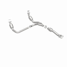 Load image into Gallery viewer, MagnaFlow Conv Direct Fit 2011-2014 Express 1500 4.3L Underbody - Installation View