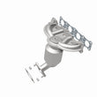 Load image into Gallery viewer, MagnaFlow Conv Direct Fit Manifold fits 2010-2013 Hyundai Santa Fe / Kia Sorento 2.4L - Back View