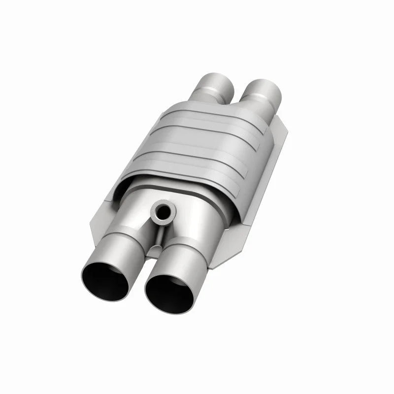 MagnaFlow Conv Univ 2 D/D W/O2 Boss - Side View