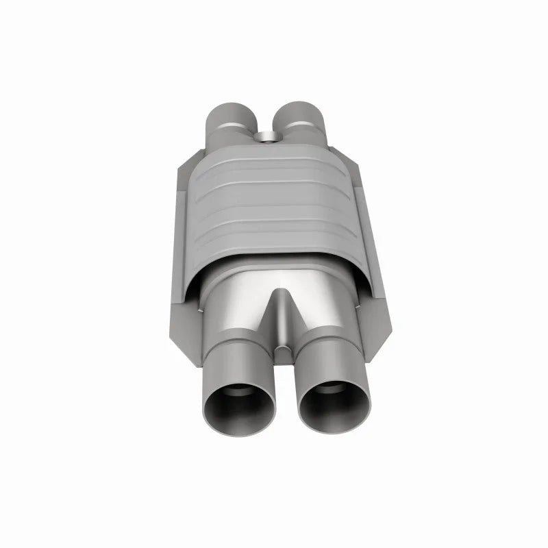 MagnaFlow Conv Univ 2 D/D W/O2 Boss - Back View