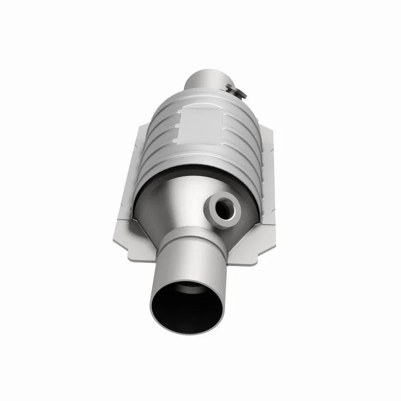 MagnaFlow Conv Univ 2 Dual O2 Boss - Side View